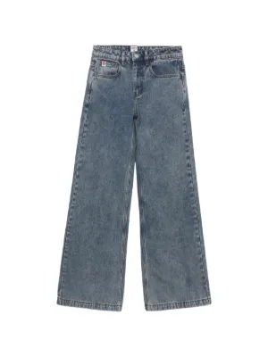 A BATHING APE® Apee Rope wide-leg Jeans | Blue | FARFETCH
