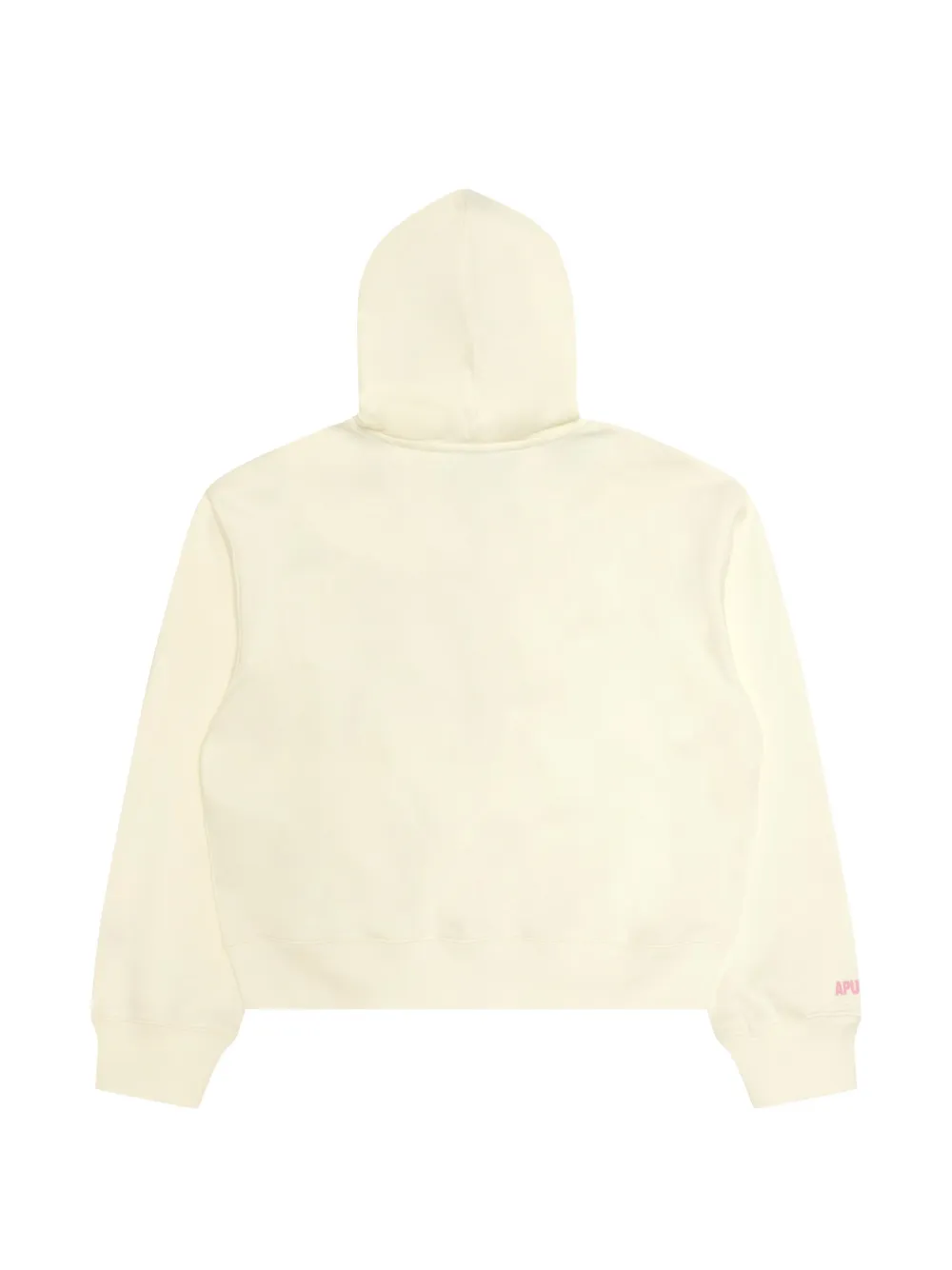 AAPE BY *A BATHING APE logo-embroidered zip-up hoodie Beige