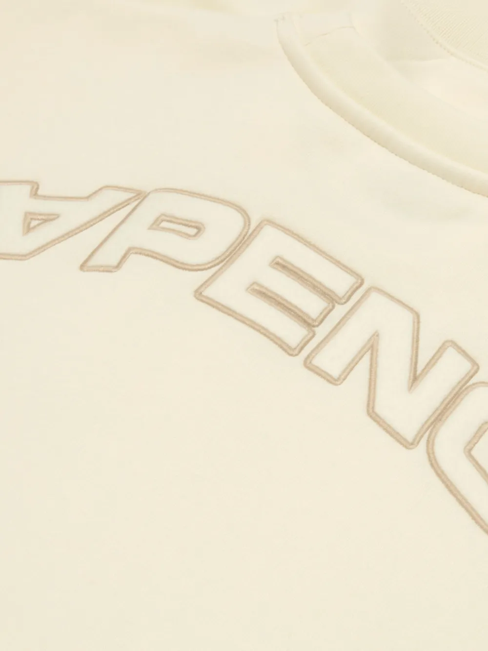 AAPE BY *A BATHING APE logo-patch sweatshirt Beige