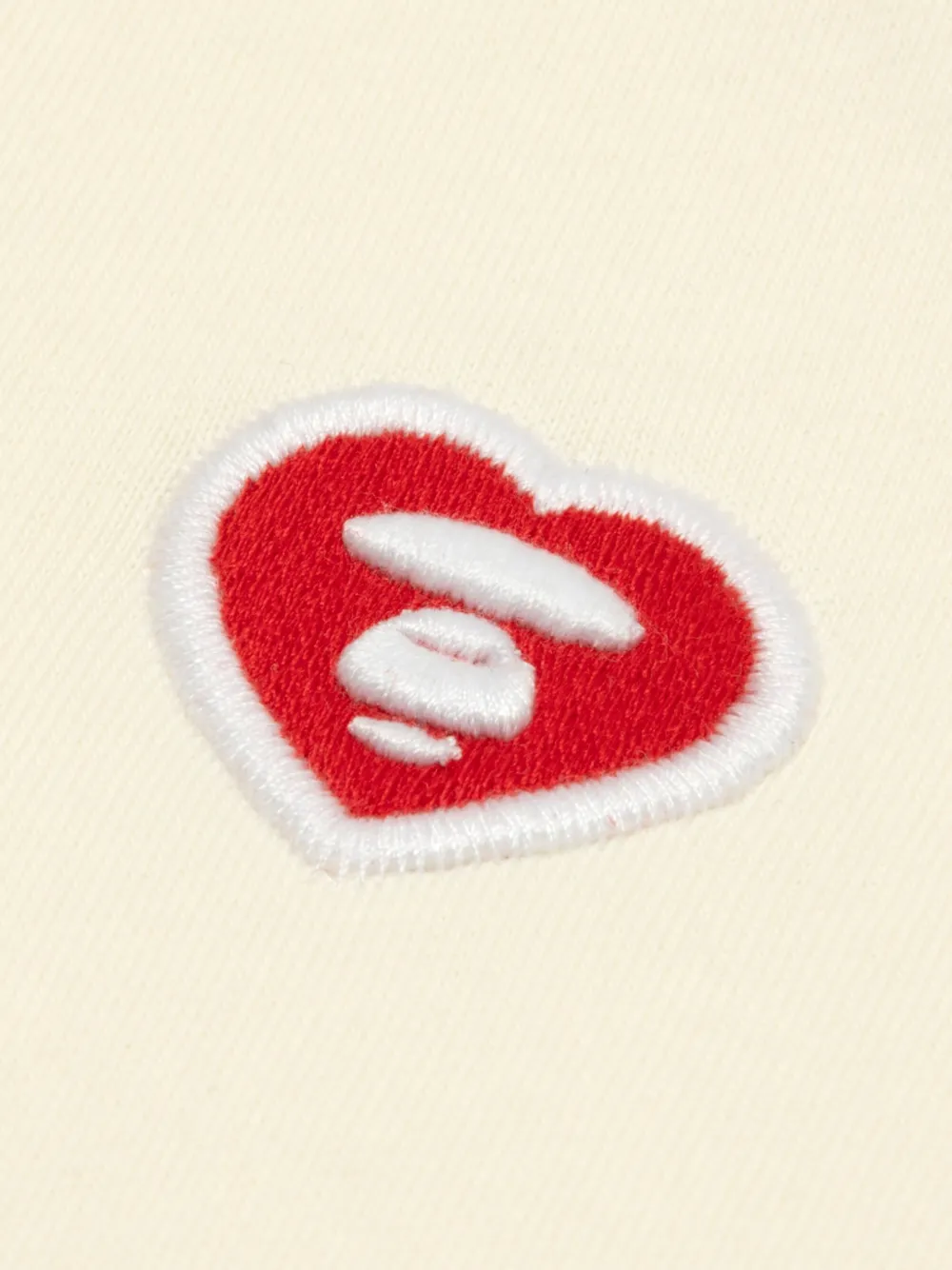 AAPE BY *A BATHING APE logo-patch sweatshirt Beige