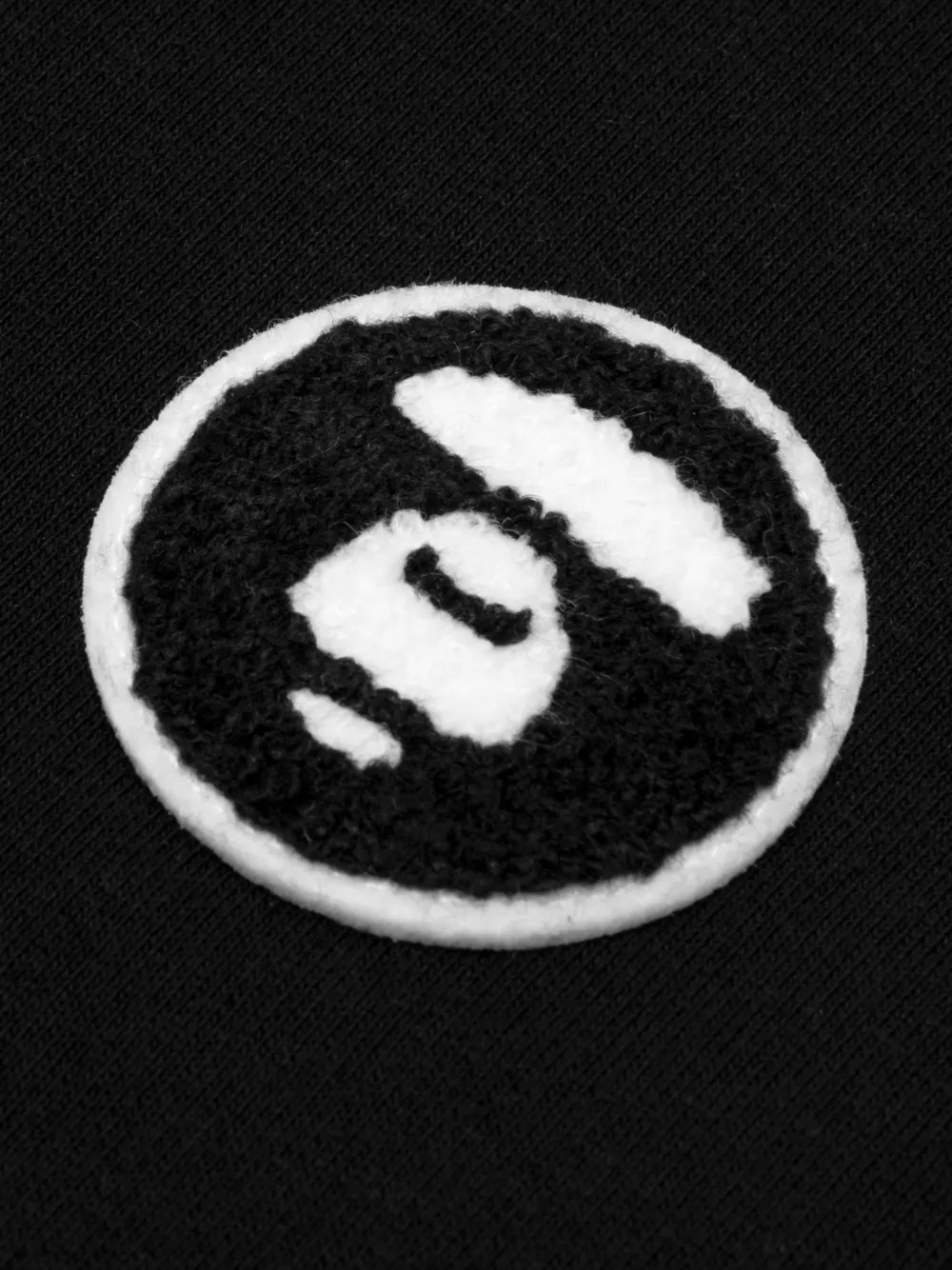 AAPE BY *A BATHING APE Moonface-patch drawstring hoodie Zwart