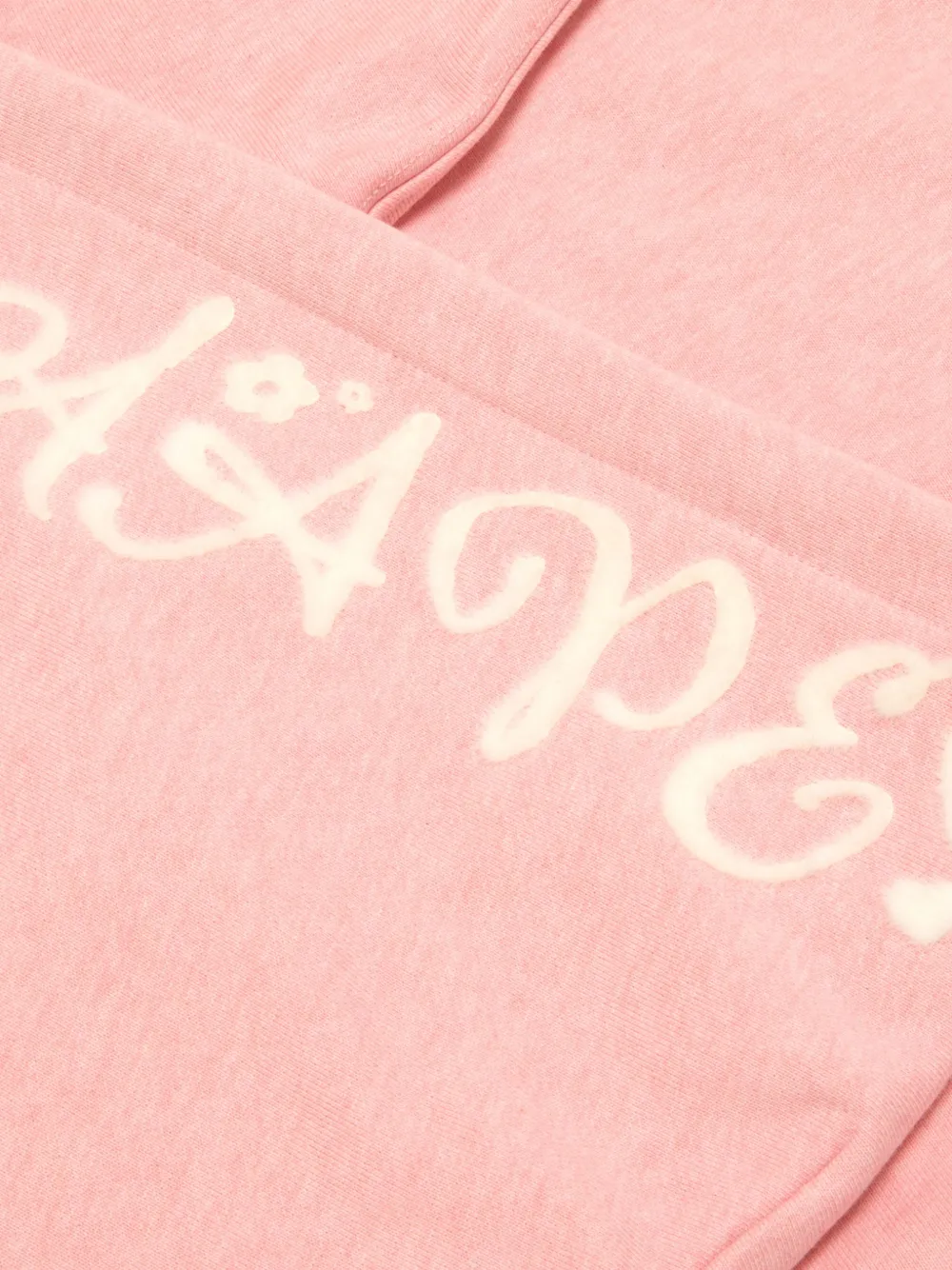 AAPE BY *A BATHING APE logo-patch zip-up hoodie Roze