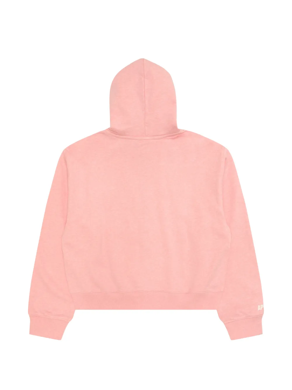 AAPE BY *A BATHING APE logo-patch zip-up hoodie Roze