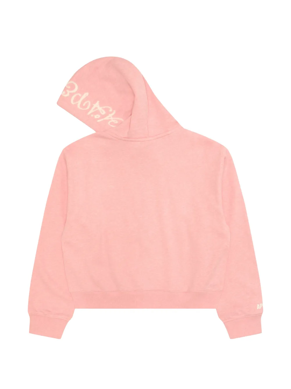 AAPE BY *A BATHING APE logo-patch zip-up hoodie Roze