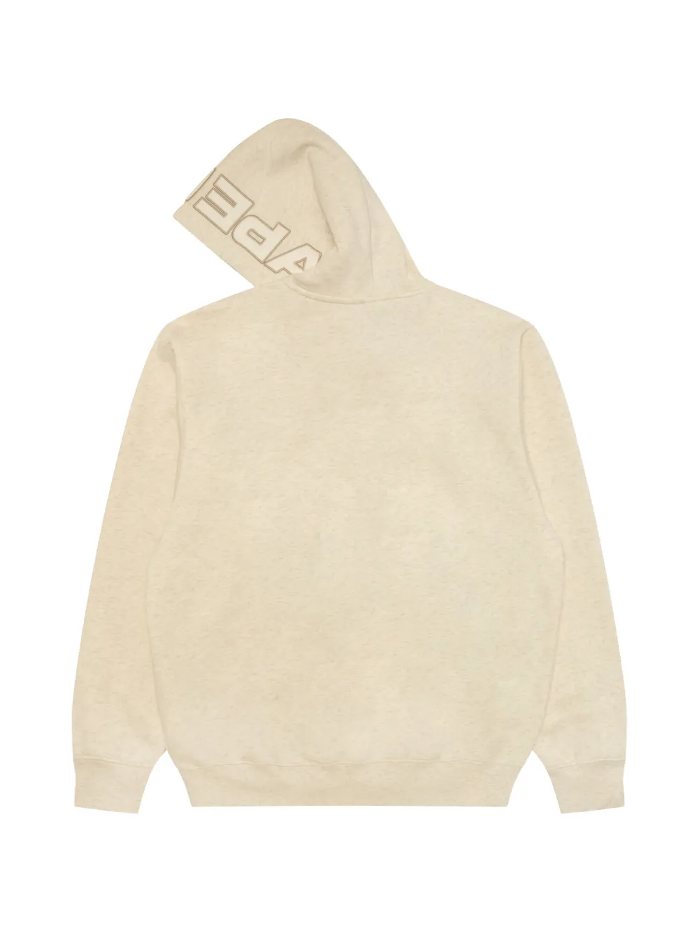 AAPE BY *A BATHING APE logo-patch hoodie Beige