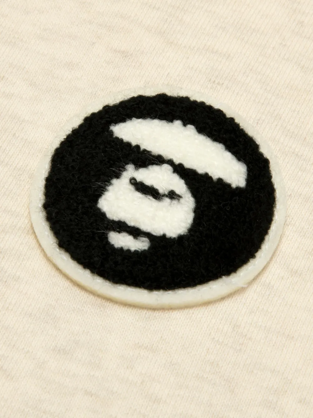 AAPE BY *A BATHING APE logo-patch hoodie Beige