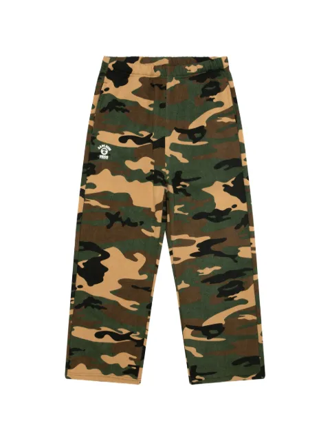AAPE BY *A BATHING APE® camouflage-print logo-print track pants