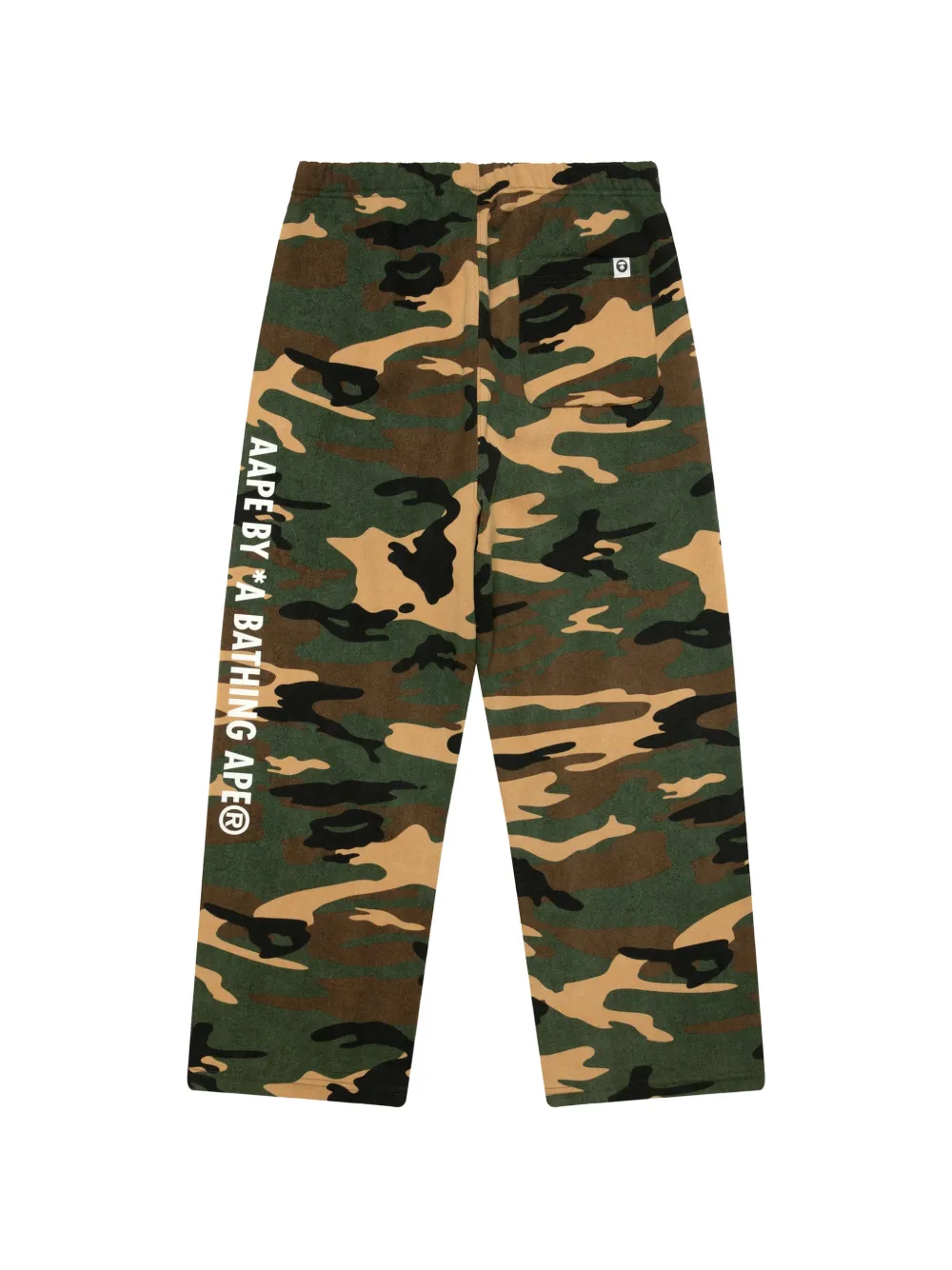 AAPE BY *A BATHING APE Trainingsbroek met camouflage- en logoprint Groen