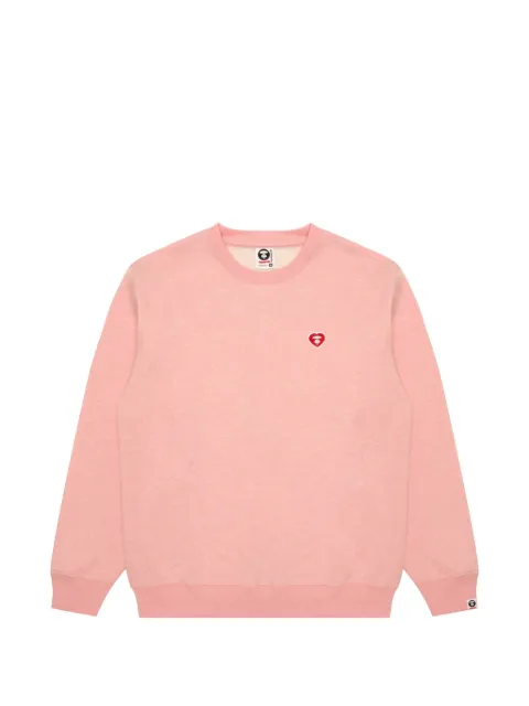 AAPE BY *A BATHING APE® logo-patch sweatshirt 