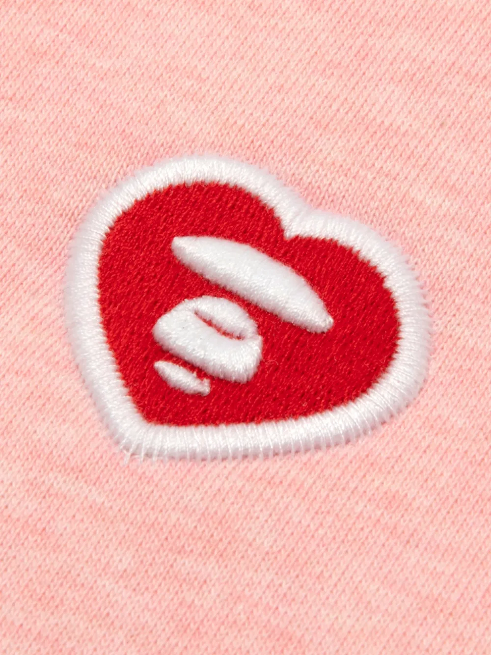 AAPE BY *A BATHING APE logo-patch sweatshirt Roze