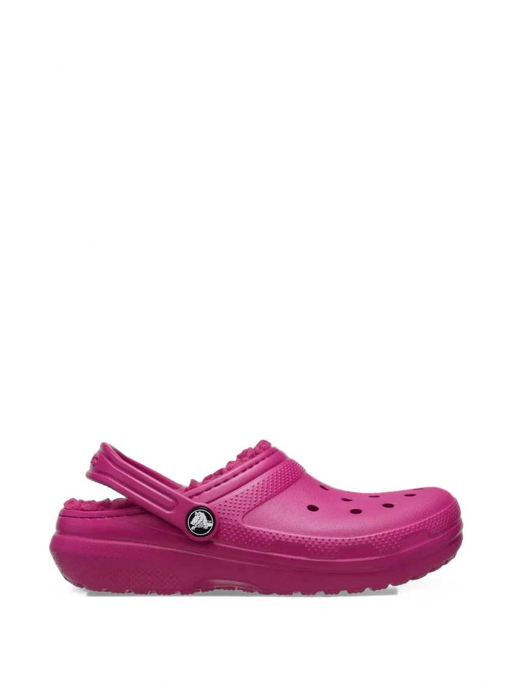 Crocs Kids mules perforées à doublure en polaire - Rose Crocs Kids mules perforées à doublure en polaire - Rose