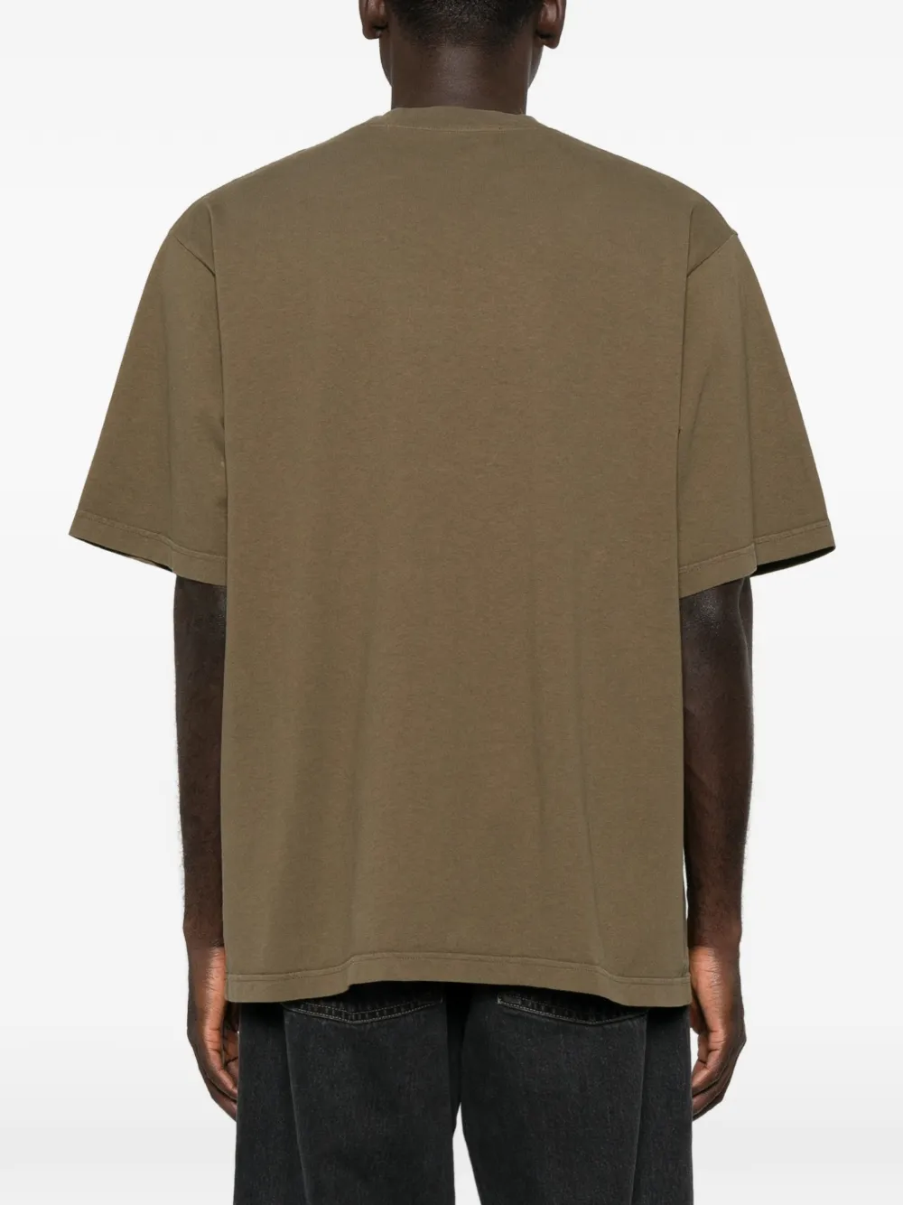 Alexander Wang Oversized T-shirt met logo-print Groen