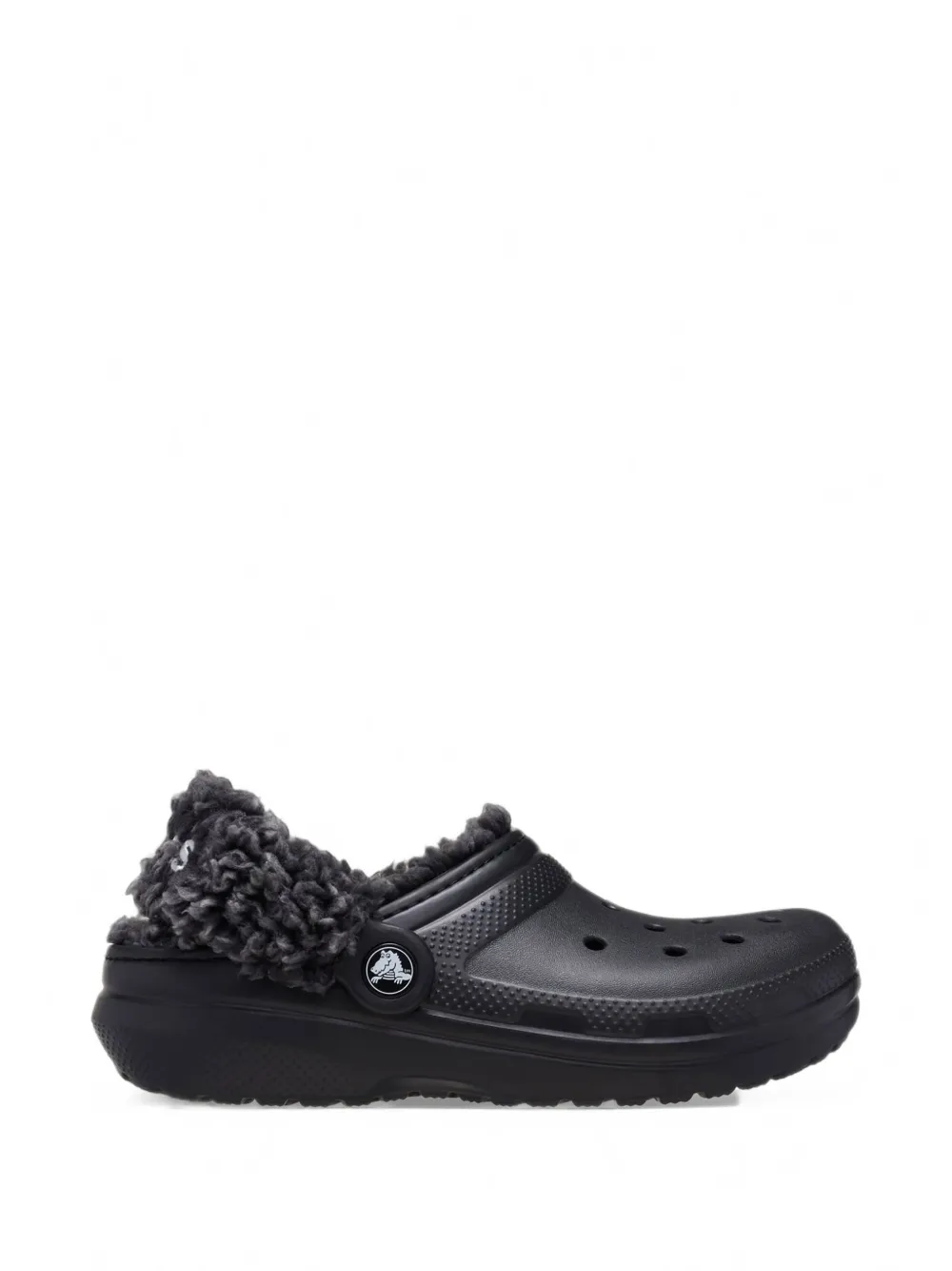 Crocs Kids mules à doublure en polaire - Noir Crocs Kids mules à doublure en polaire - Noir