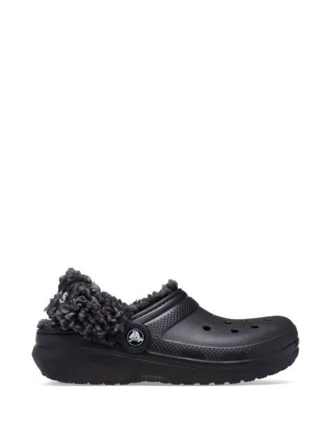 Crocs Kids fleece-lined clogs