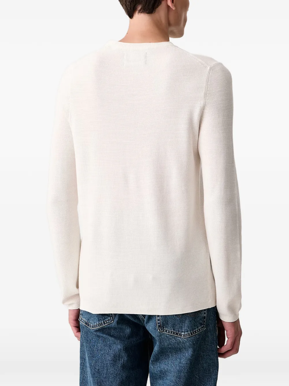 Marc O'Polo Trui met ronde hals Beige