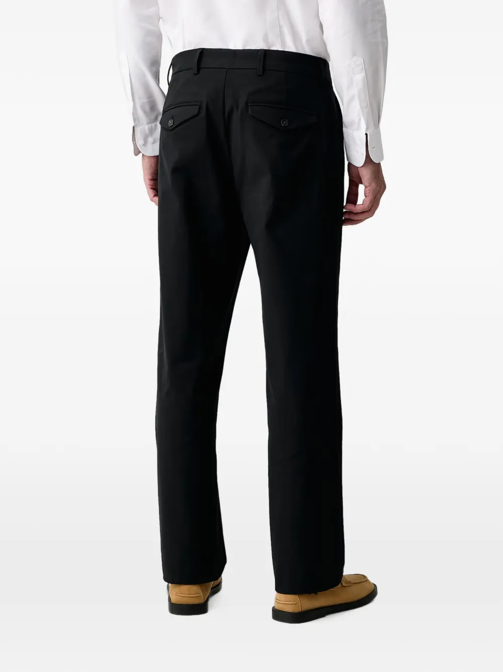 Mos Mosh MMGStarr pleated flap-pocket tailored trousers Zwart