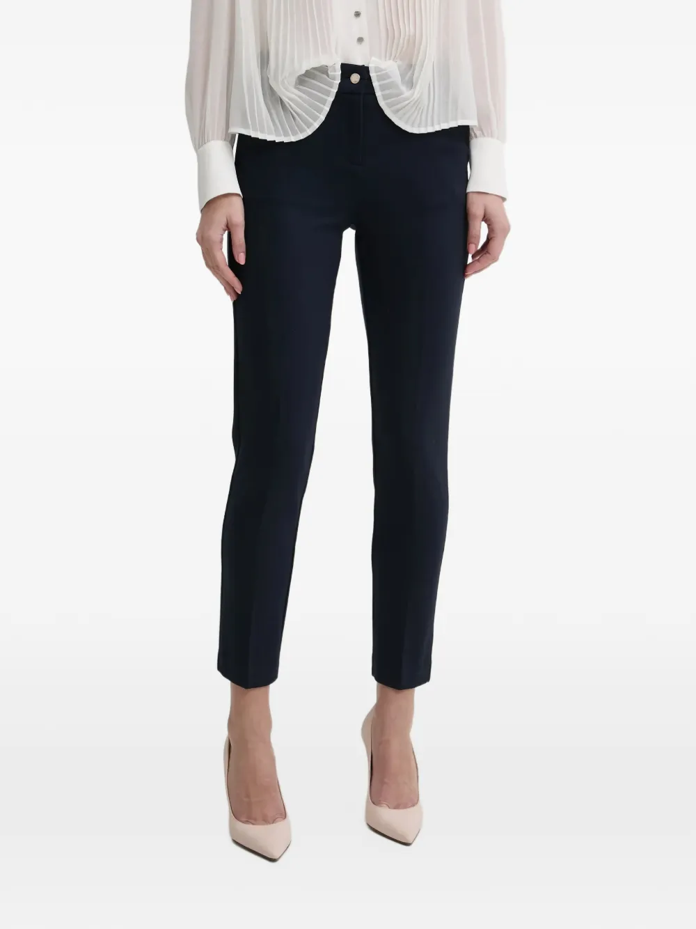 Morgan slim-fit tailored trousers - Blu