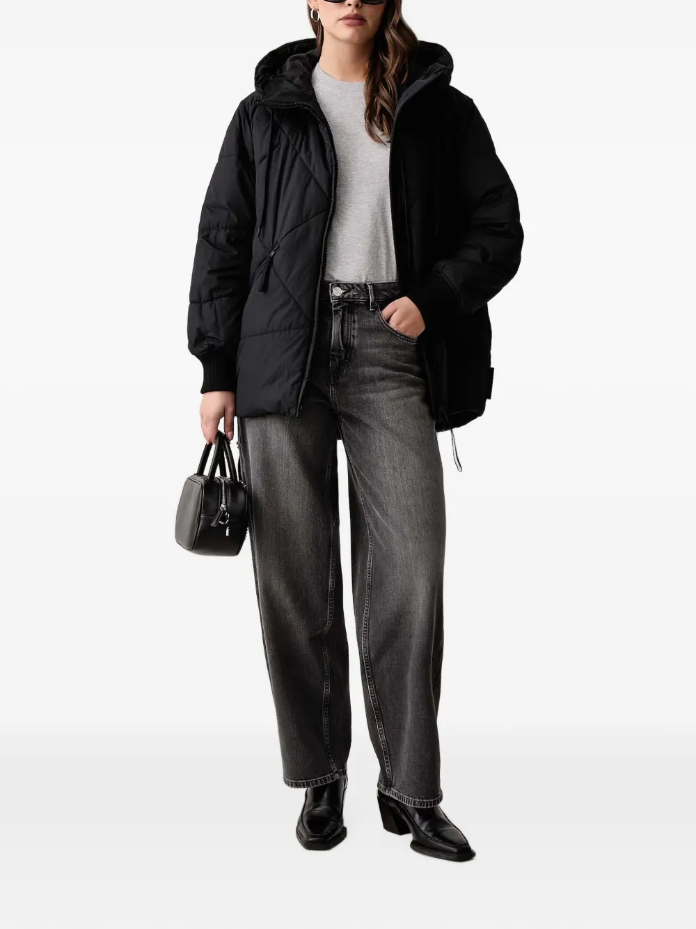 Marc O'Polo straight-leg jeans Grijs