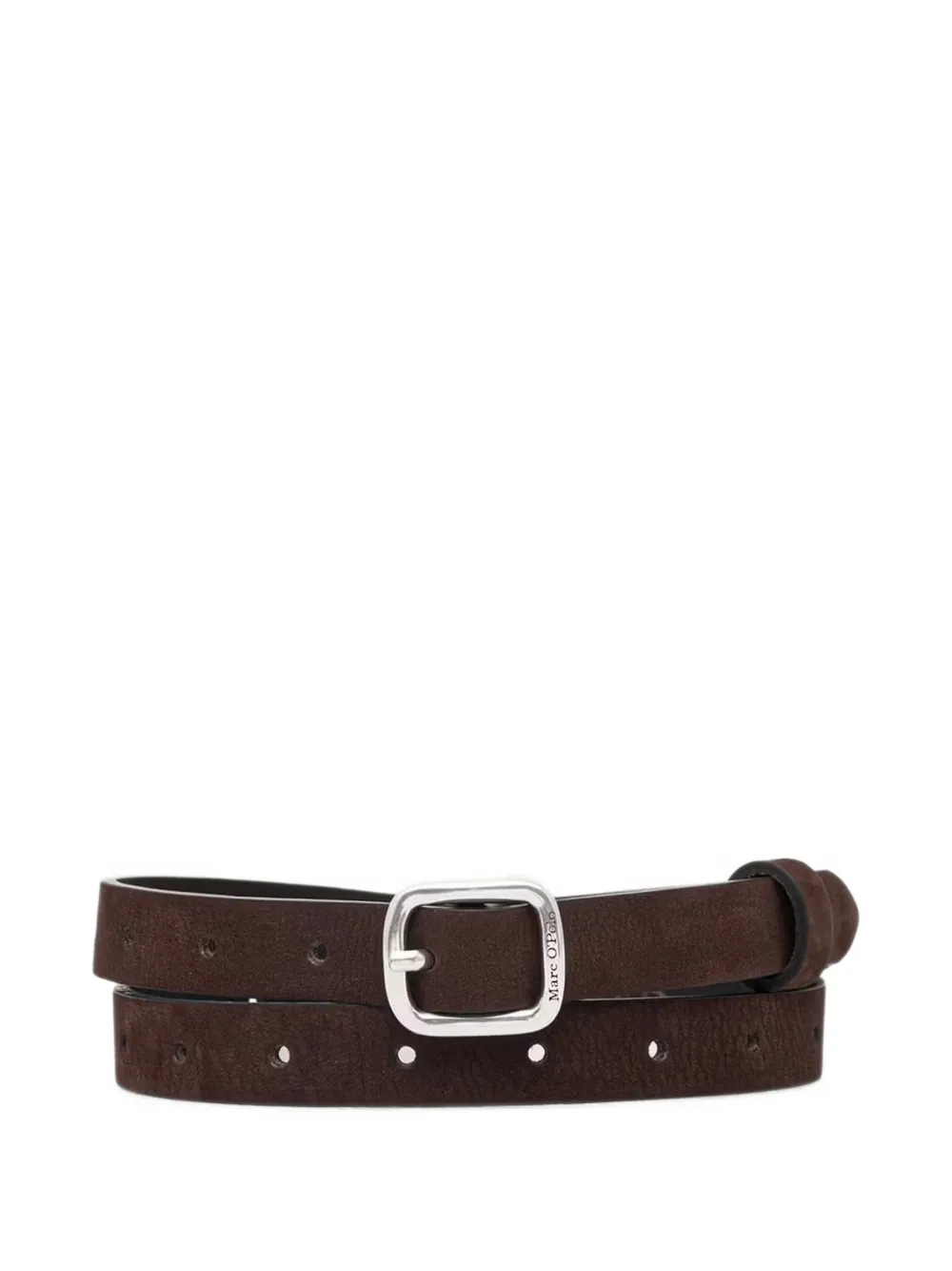 Marc O'Polo Hanny nubuck-leather buckle-fastening belt