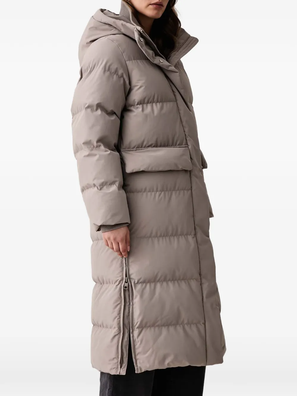 Marc O'Polo Gewatteerde jas met capuchon Beige