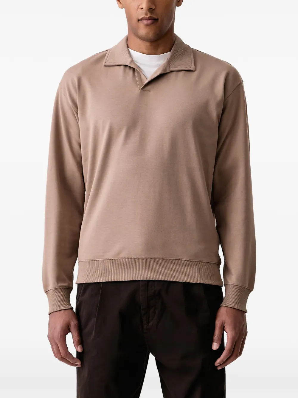 Marc O'Polo Trui met polokraag Beige