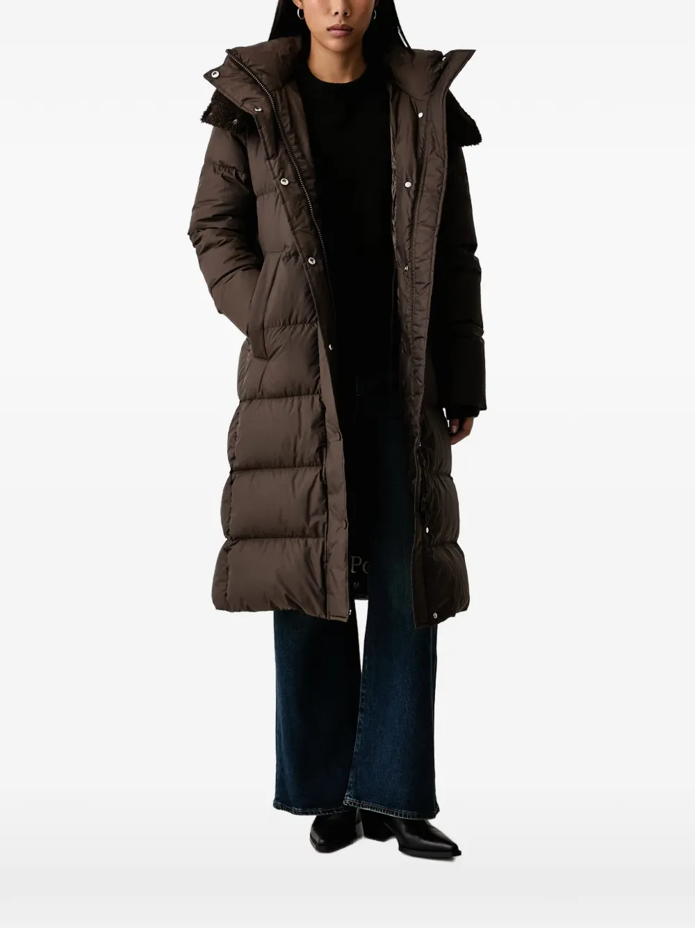 Marc O'Polo hooded quilted jacket - Marrone
