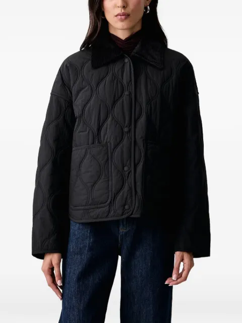 Marc O'Polo quilted corduroy-collar jacket
