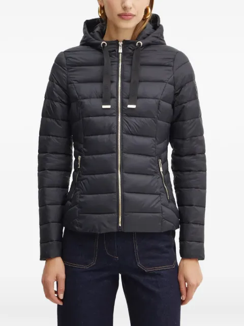 Morgan hooded quilted jacket