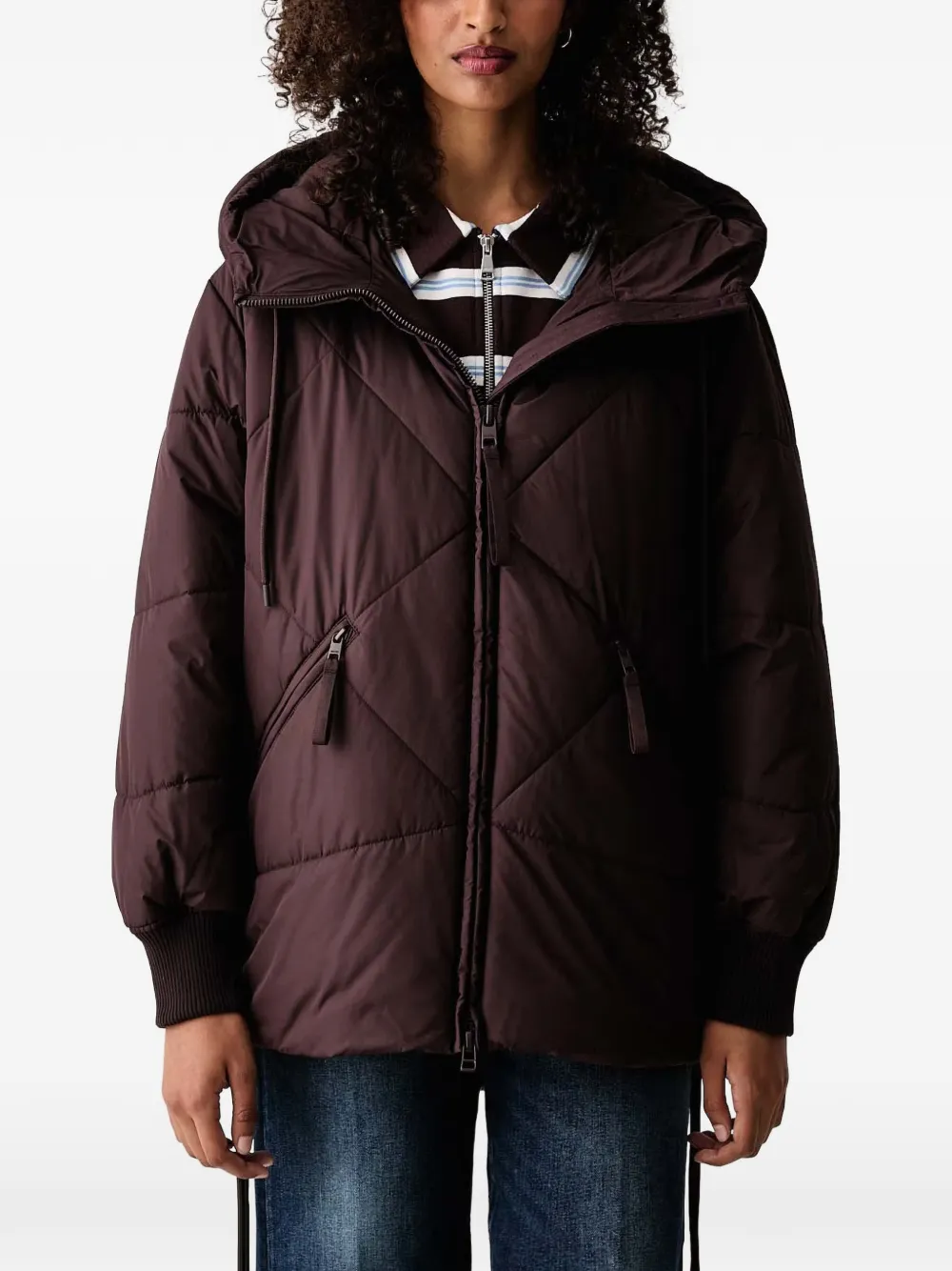 Marc O'Polo quilted hooded parka