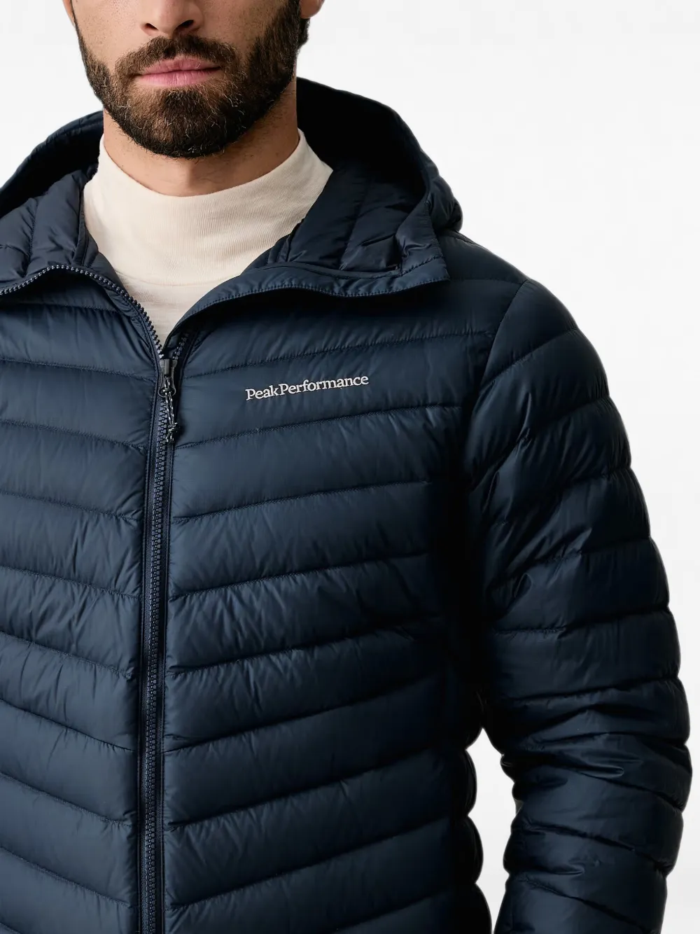 Peak Performance Frost gewatteerd jack met capuchon Blauw