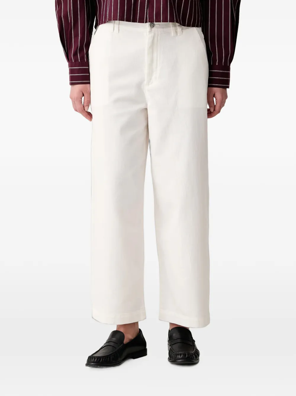 Marc O'Polo cropped barrel-leg jeans - Toni neutri
