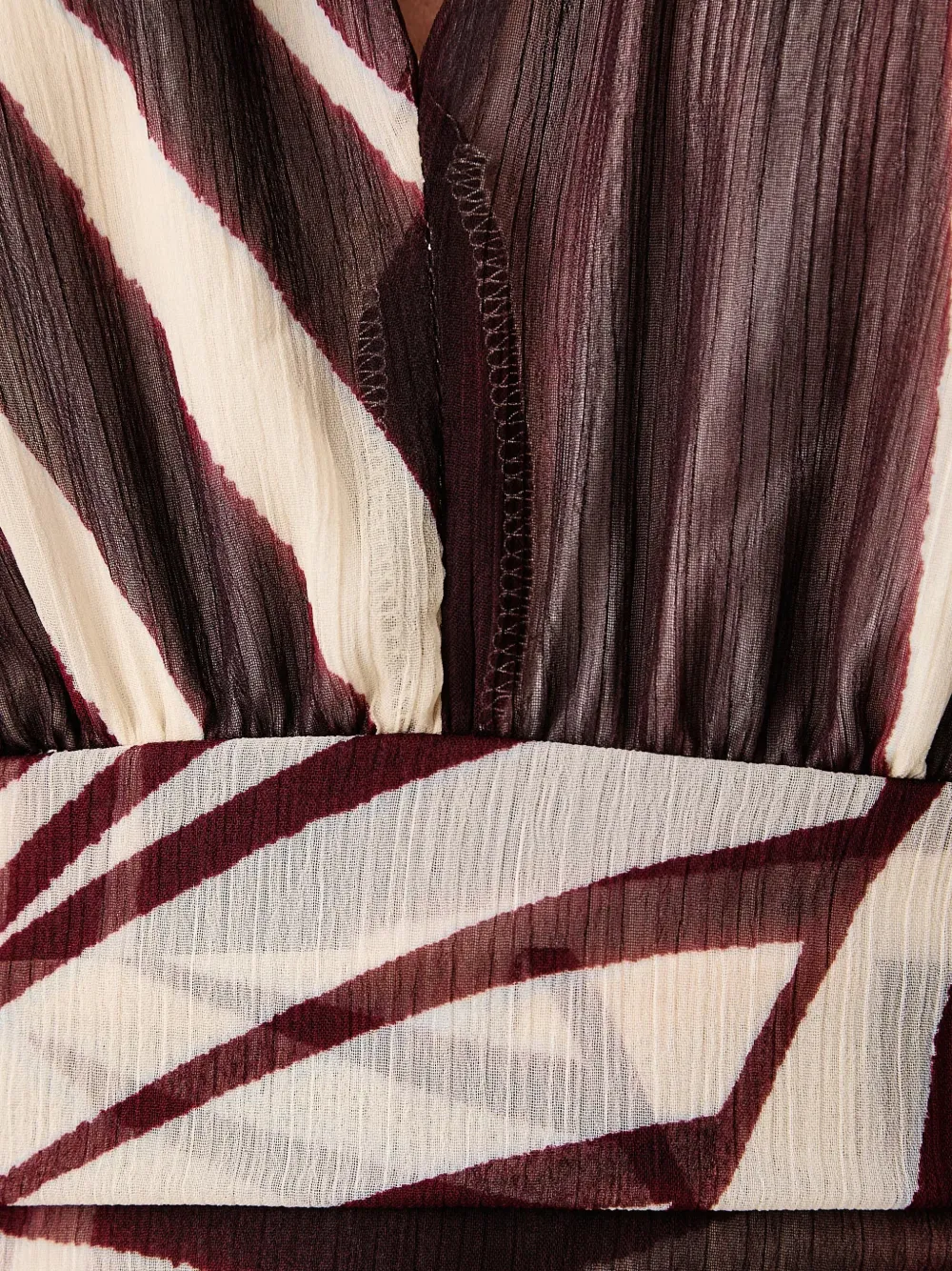 Morgan Flared mini-jurk met zebra-print Bruin