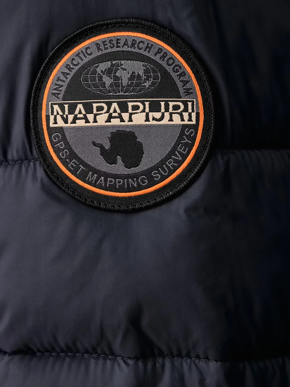 Napapijri Aerons gewatteerd jack met logo-patch Blauw