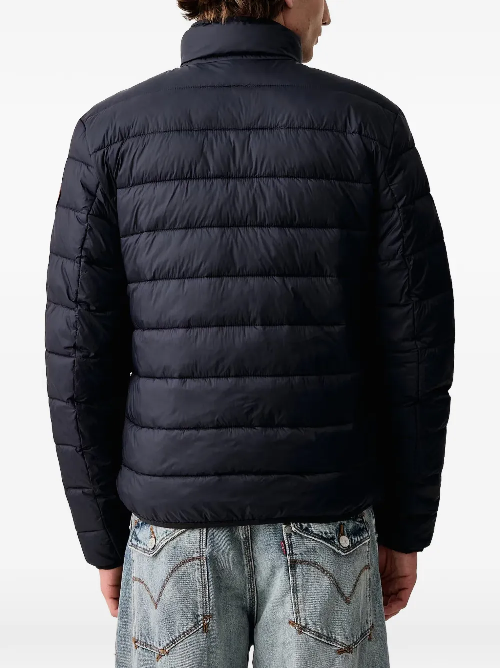 Napapijri Aerons gewatteerd jack met logo-patch Blauw