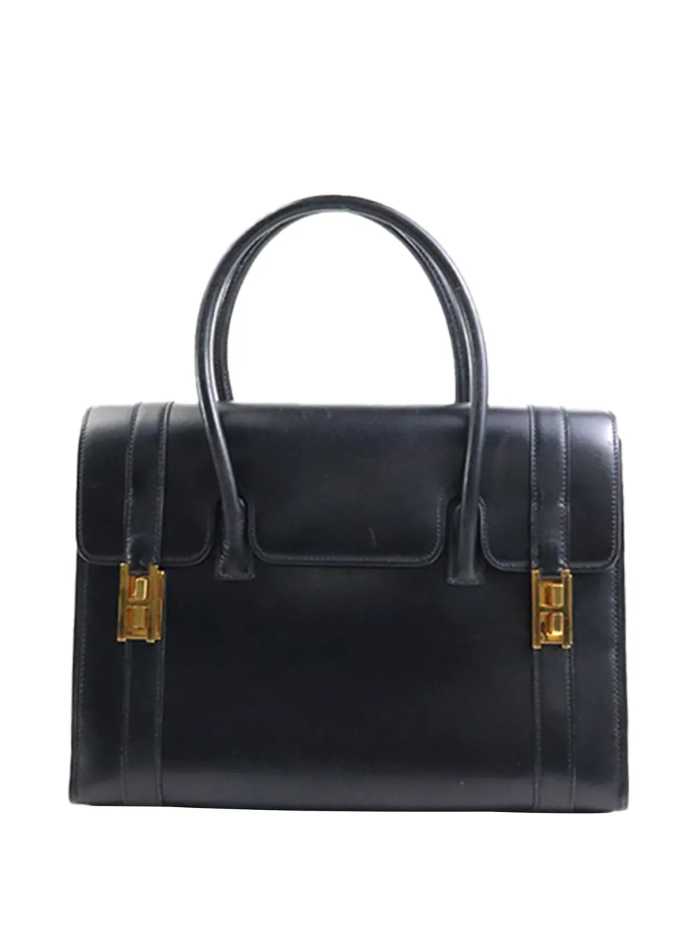 Hermès Pre-Owned 1960-2001 Box Calf Drag 27 handbag - Schwarz