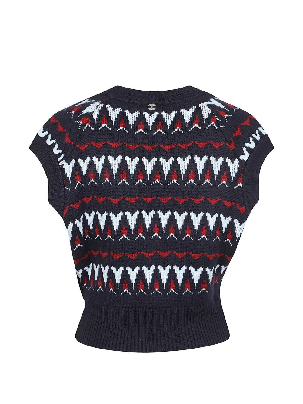Rabanne Spencer met V-hals Blauw