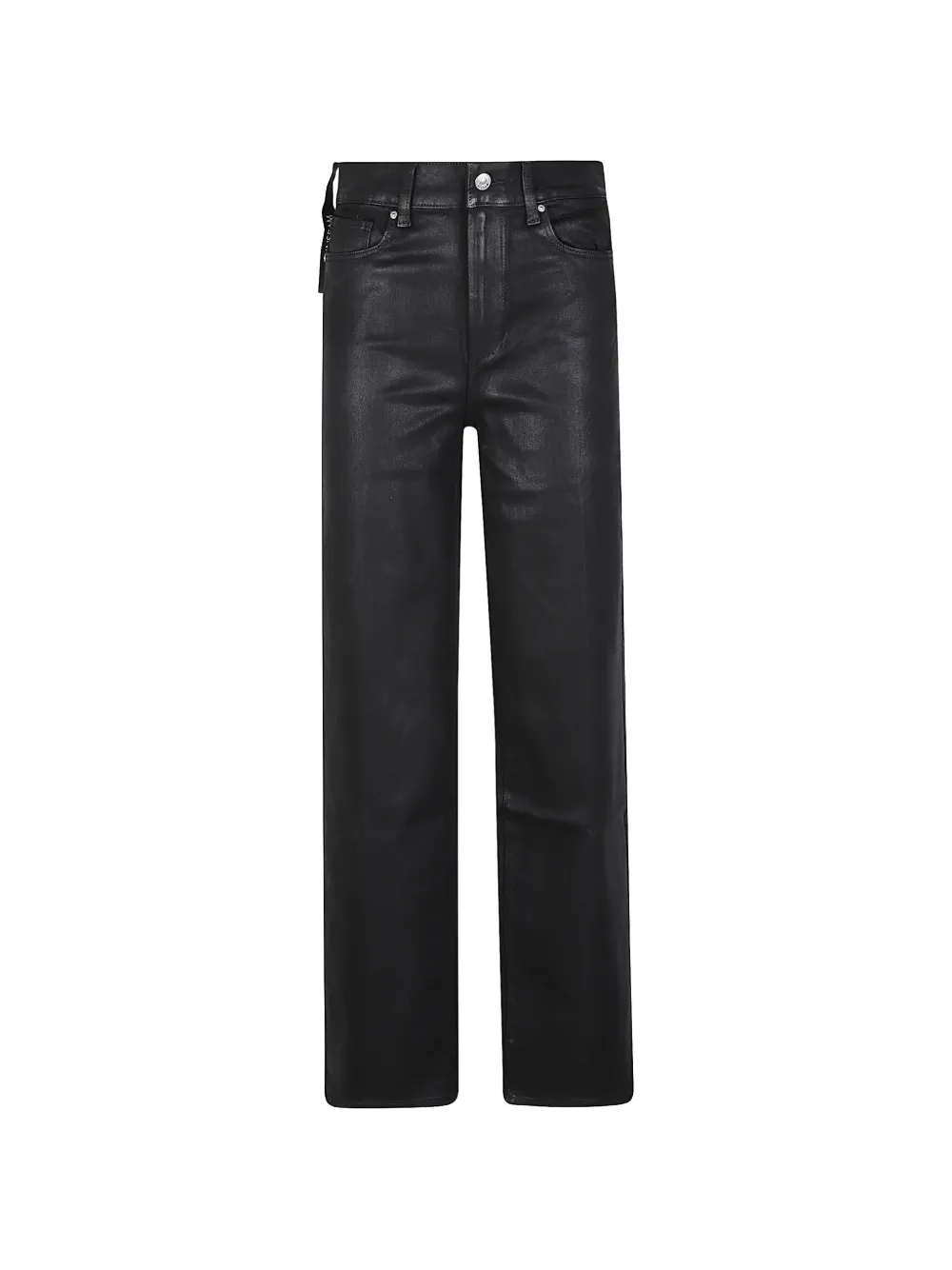 PAIGE Sasha coated straight-leg jeans