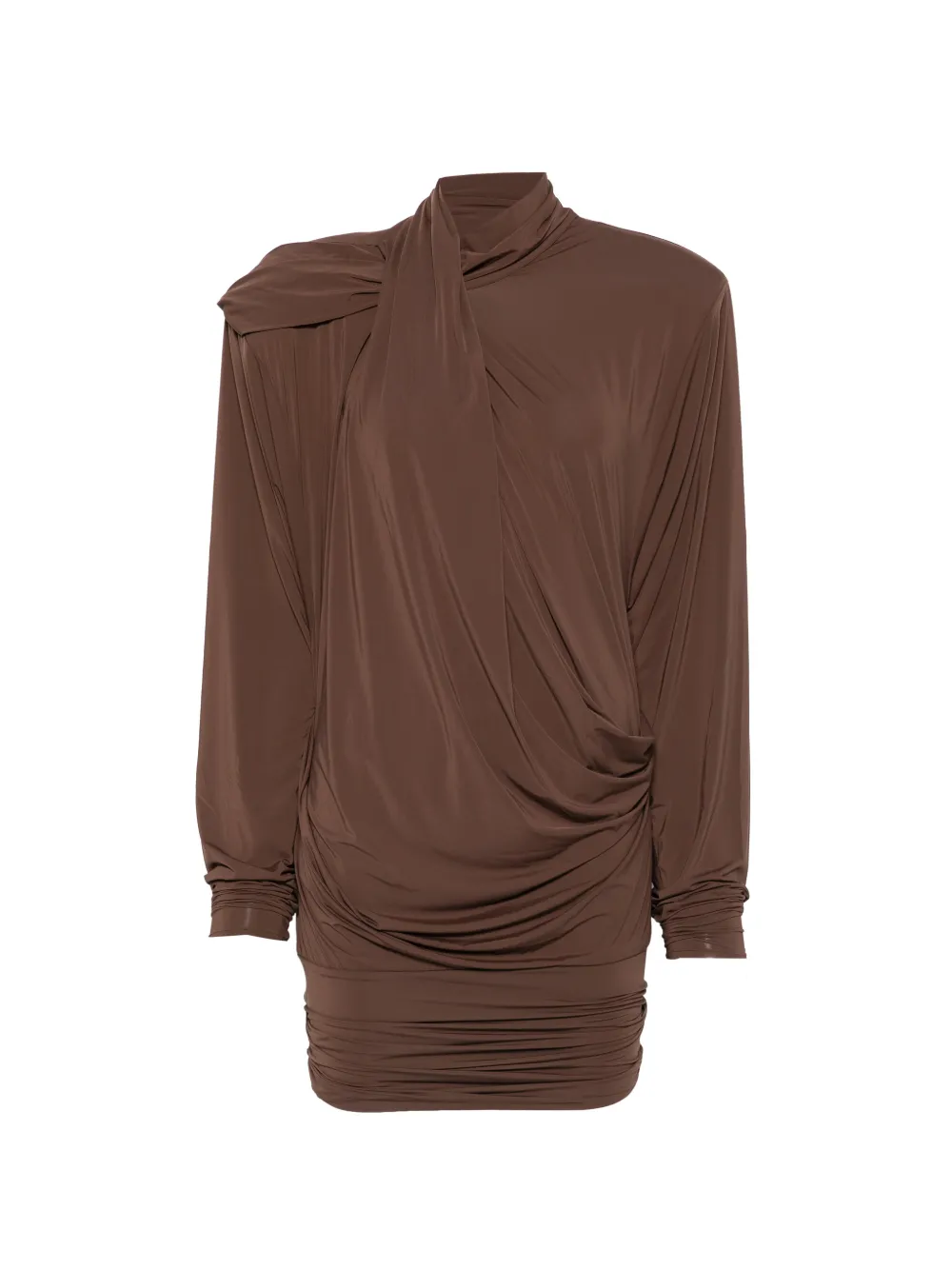 ENTIRE STUDIOS Dalters draped long-sleeve mini dress