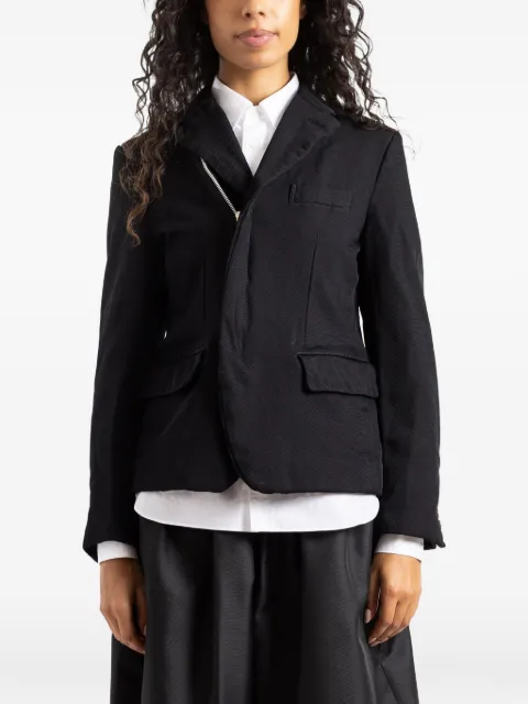 Comme Des Garçons zip-detail tailored jacket