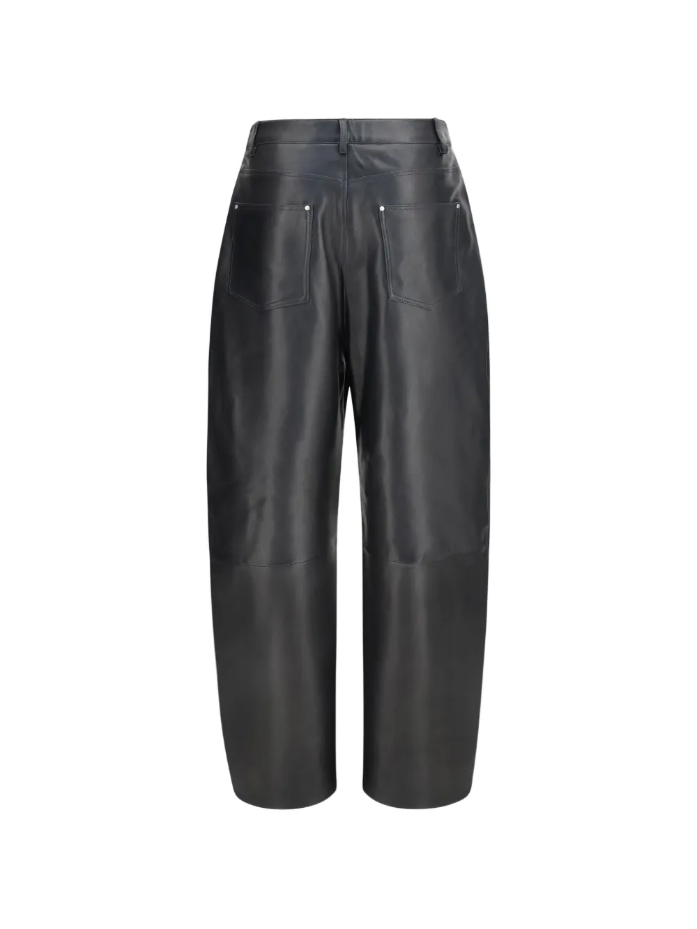 Arma Ece Barrel leather trousers Zwart