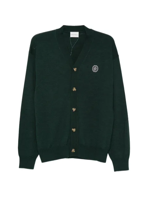 Drôle De Monsieur logo-embroidered cardigan