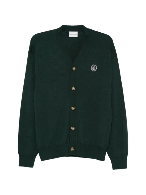 Drôle De Monsieur logo-embroidered cardigan