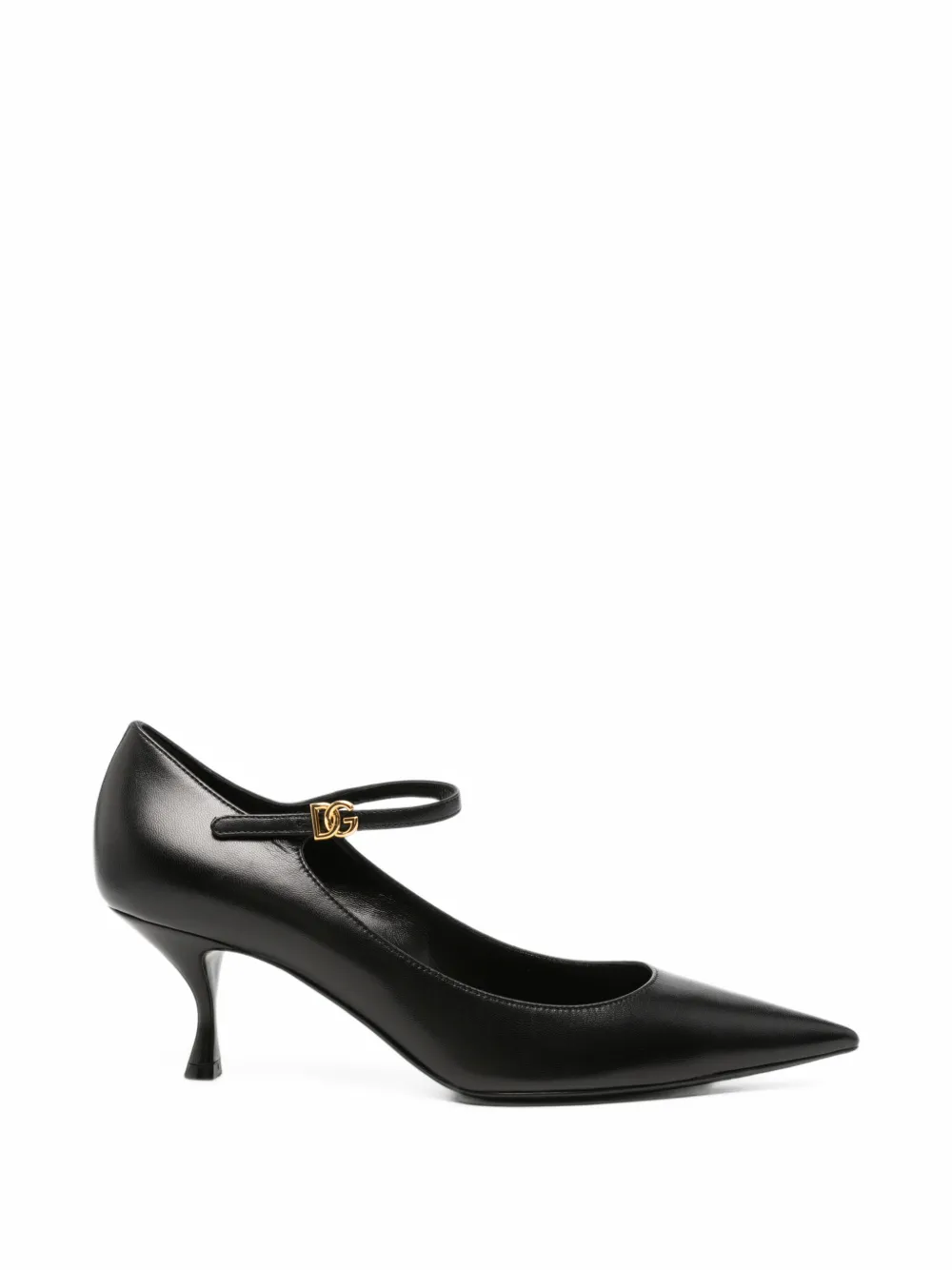 Dolce & Gabbana Pre-Owned Pumps mit spitzer Kappe und DG-Logo - Schwarz