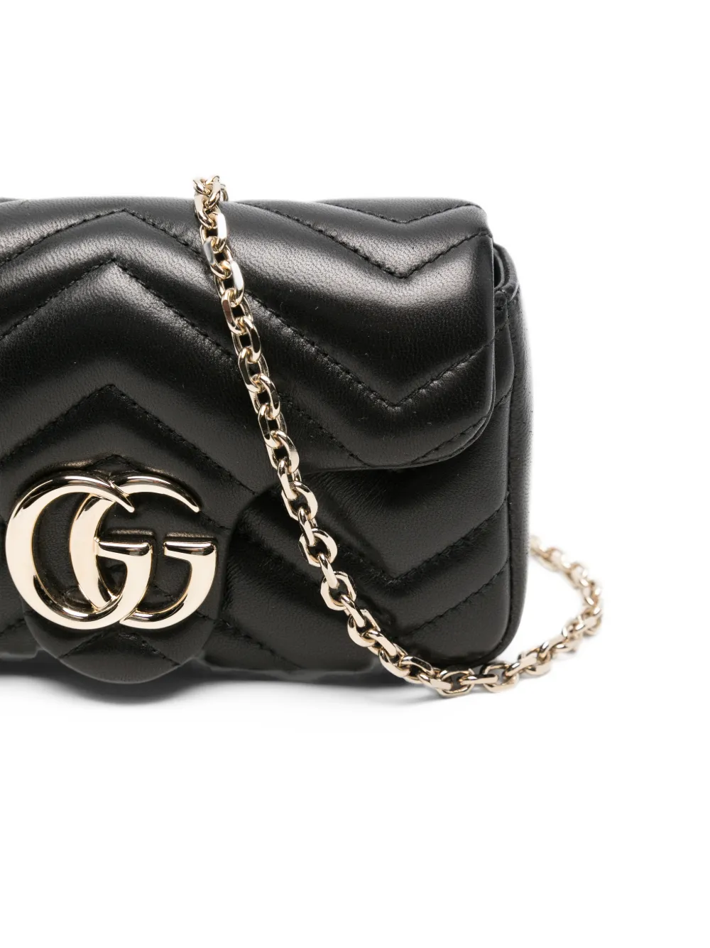Gucci Pre-Owned GG Marmont schoudertas Zwart