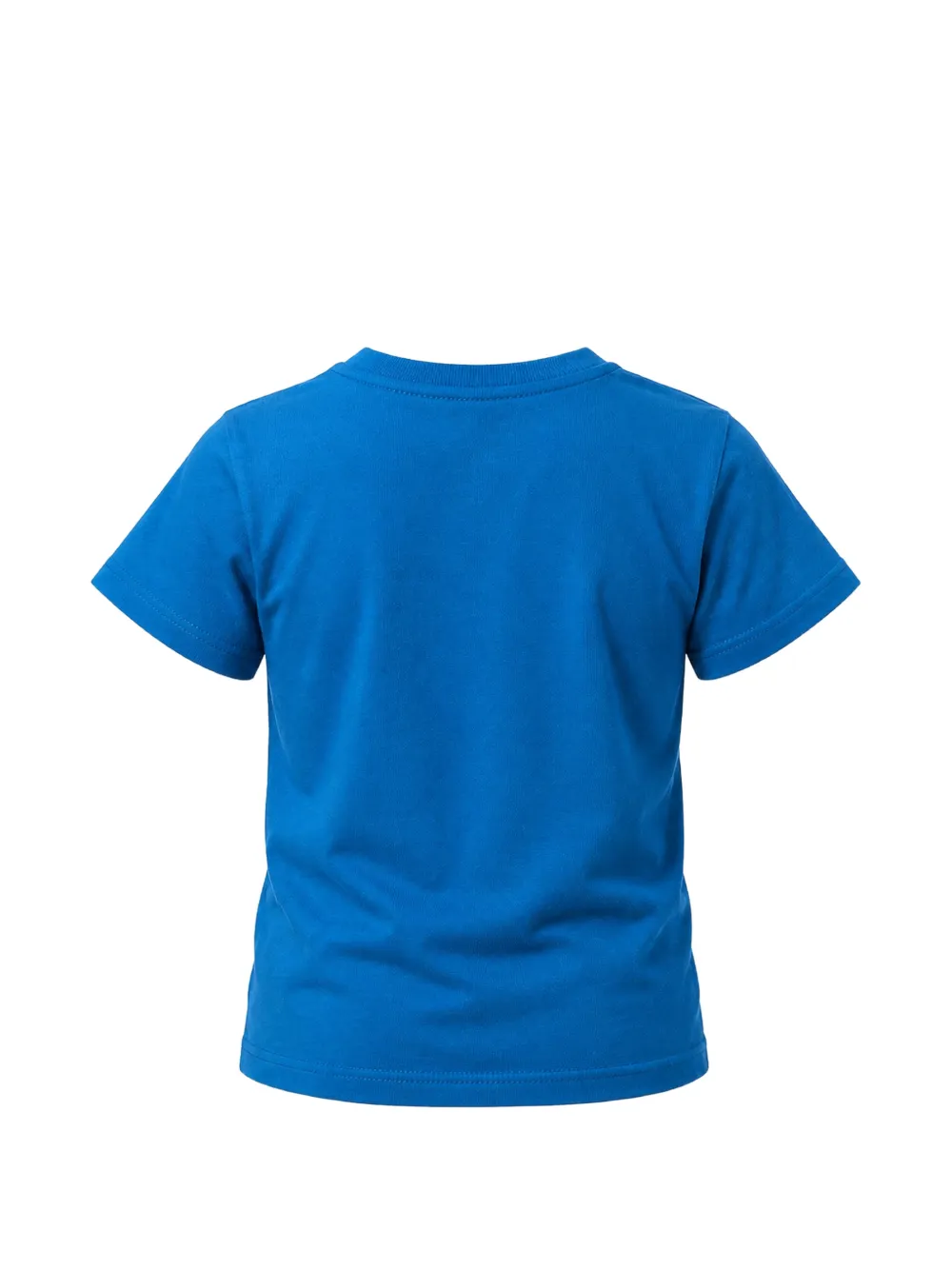 Gucci Kids logo-print cat-motif T-shirt Blauw