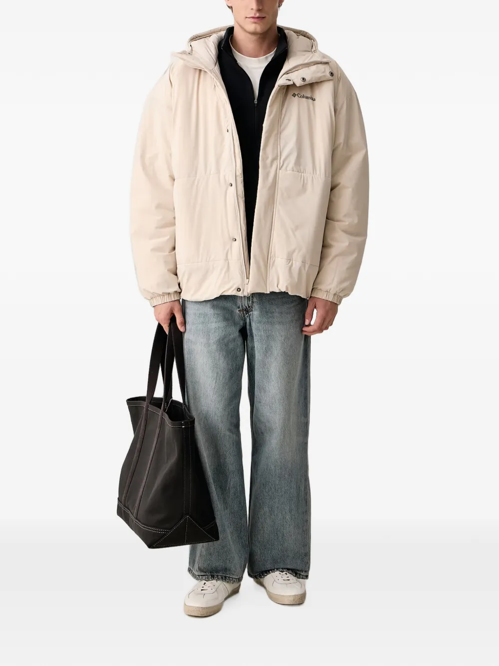 Columbia Sauvie Sky trui met kwartrits Zwart
