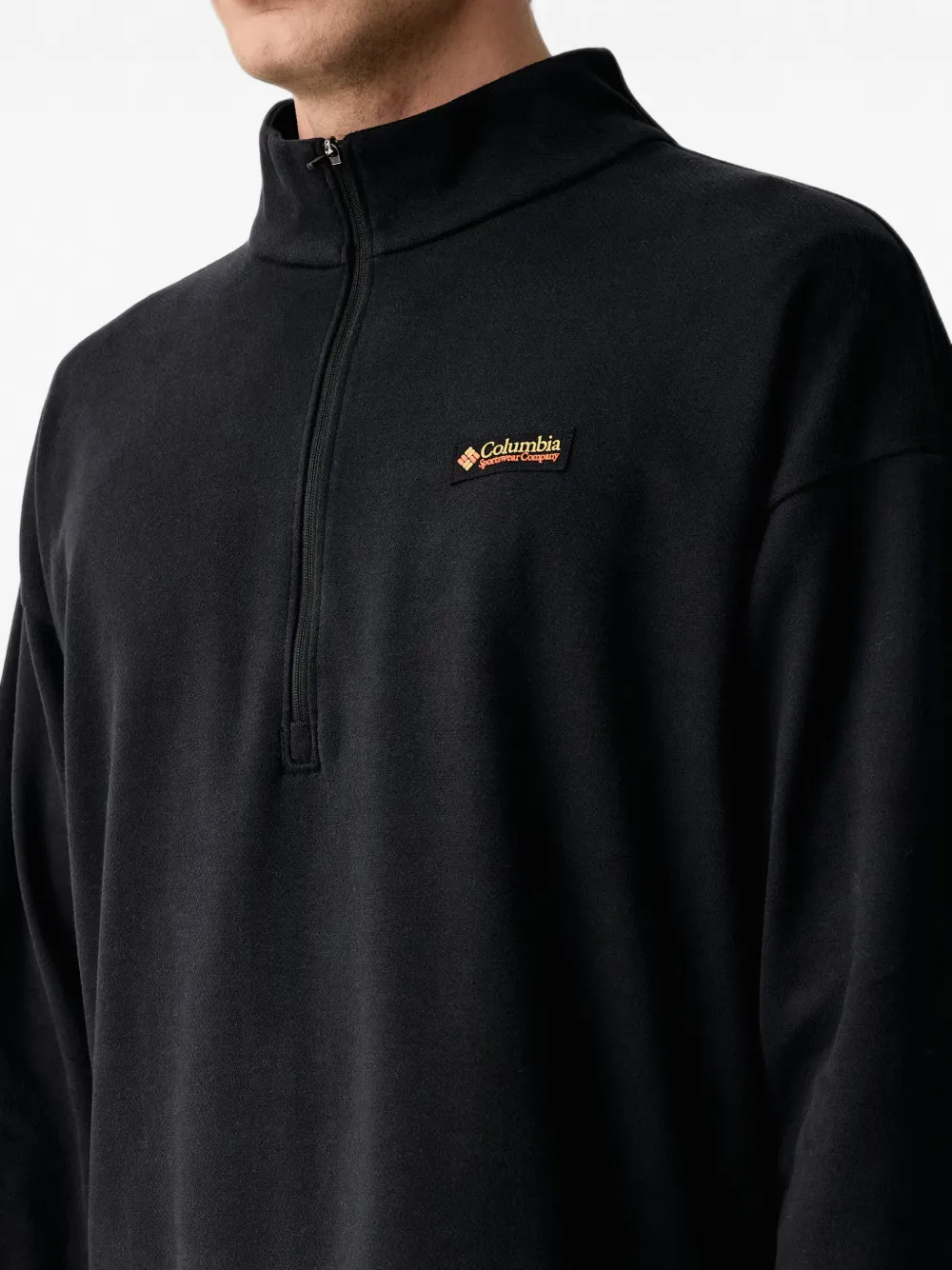 Columbia Sauvie Sky trui met kwartrits Zwart