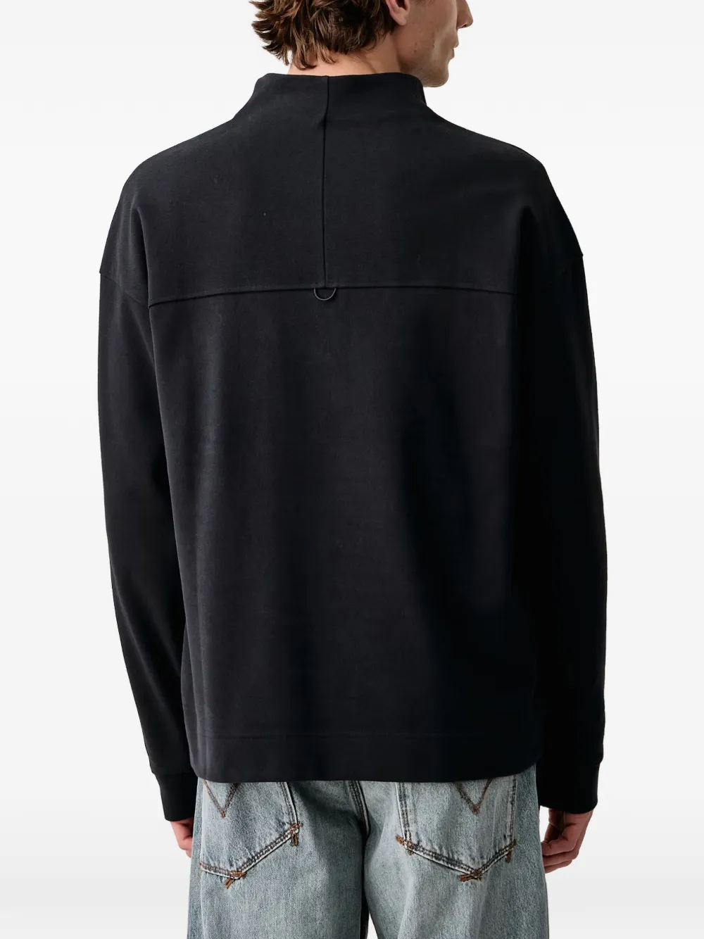 Columbia Sauvie Sky trui met kwartrits Zwart