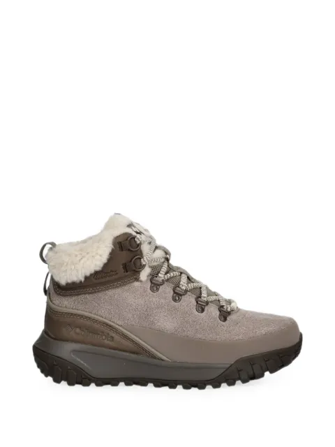 Columbia faux-fur trim lace-up boots