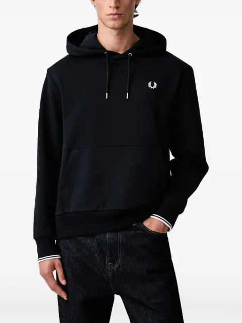 Fred Perry Laurel Wreath embroidered hoodie